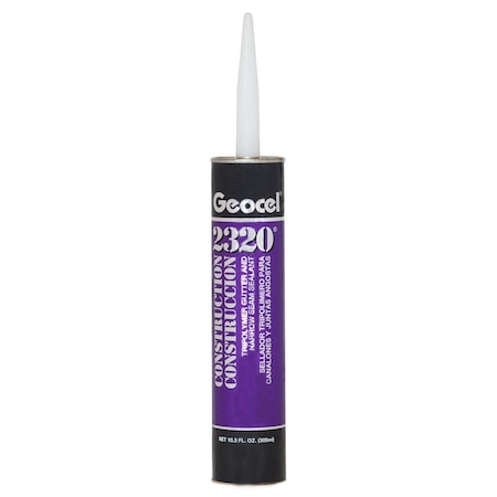 Geocel 2320 Tripolymer Gutter Narrow Seam Sealant 10.3oz White GC67101